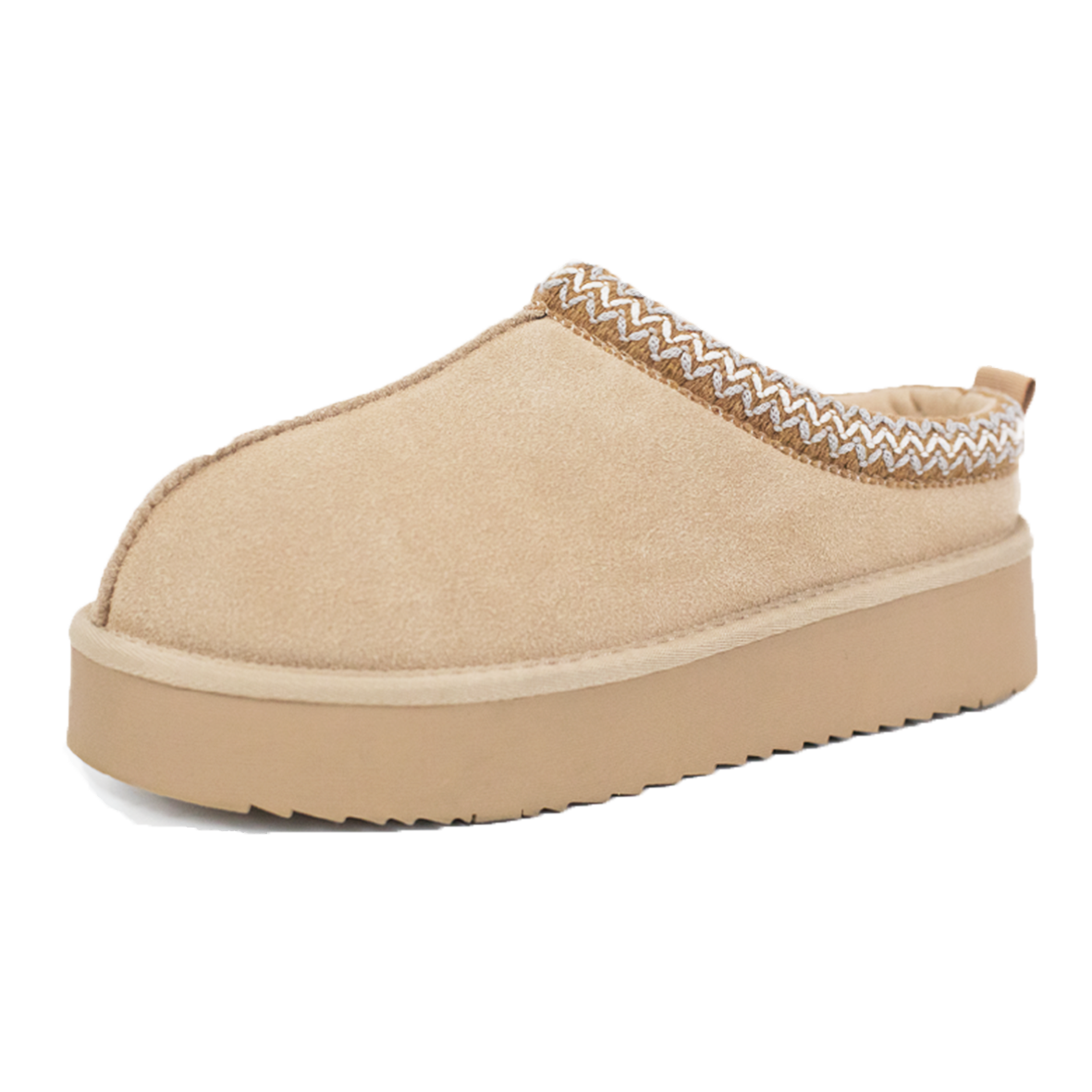 TERO WarmTeddy Premium Fluffy Lined Suede Slippers