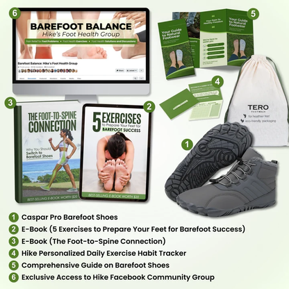 Tero Pro - Non-slip & Water-Resistant Winter Barefoot Shoe (Unisex)