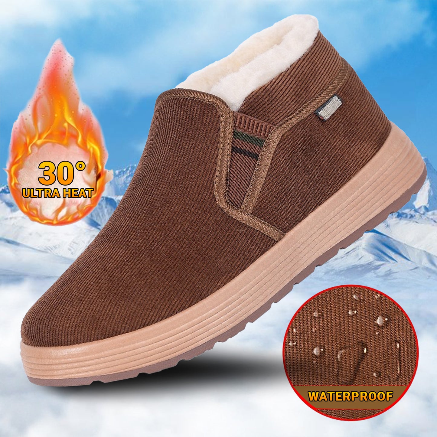 TERO Furra 360° Thermal Anti-Slip Orthopedic Unisex Winter Shoes