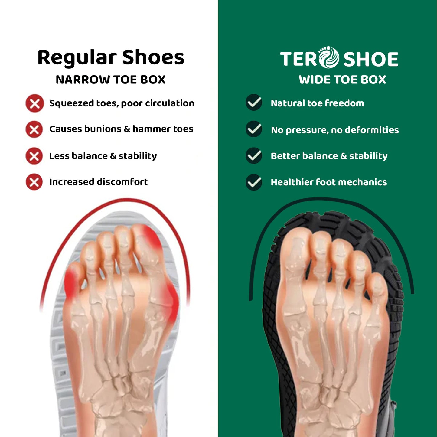 ❄️ Christmas Limited Offer 70% 💥 TERO Zeroxis Copper Grounding Barefoot Shoes