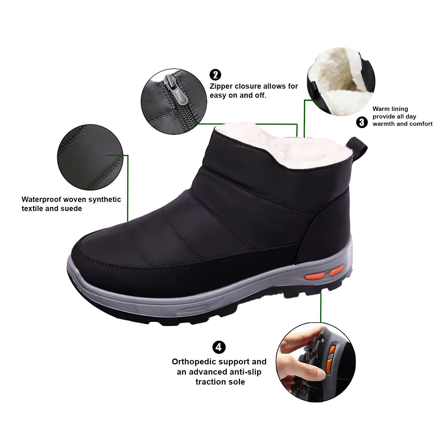 ❄️TERO EasyZip Orthopedic Thermal Winter Boots