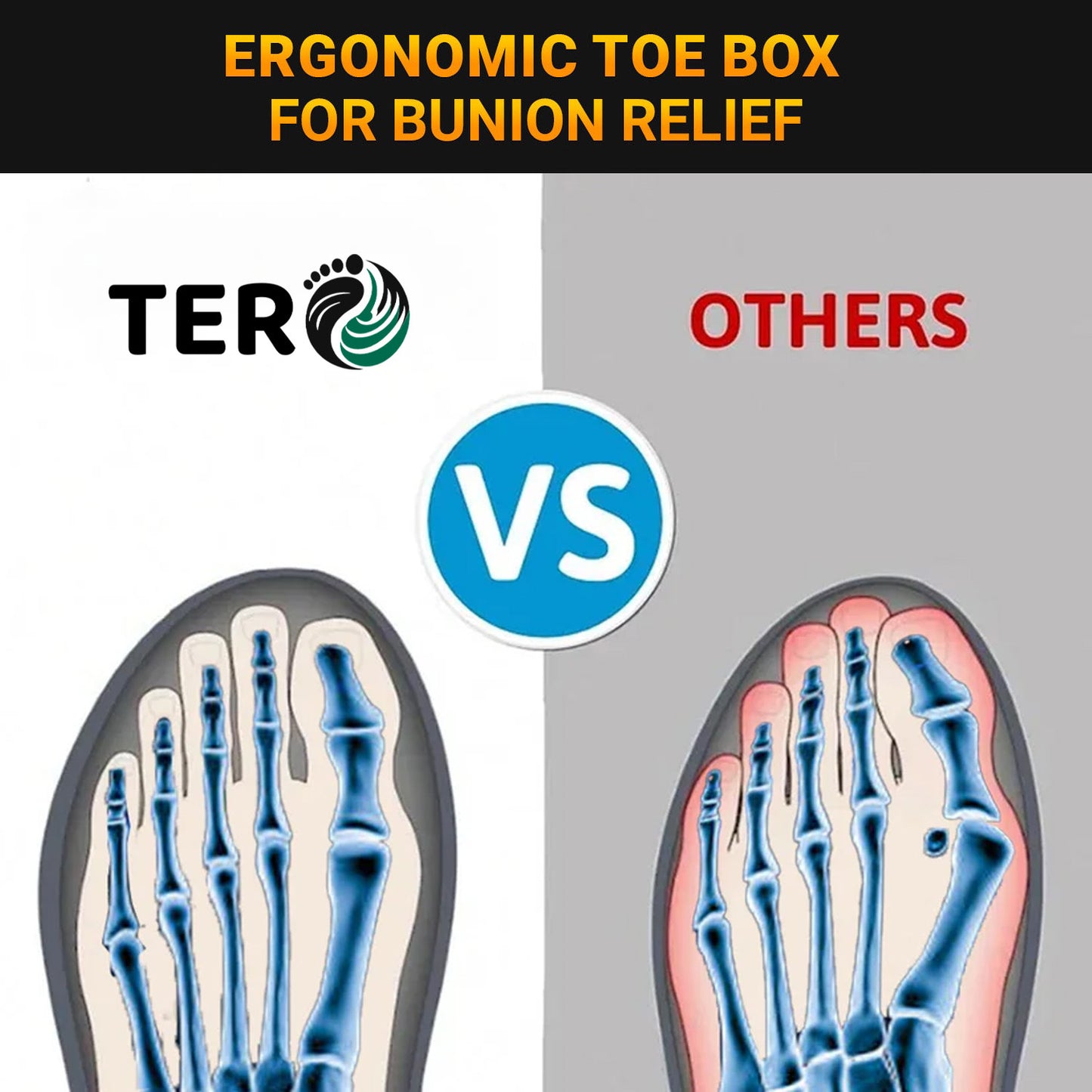 TERO BareWarm™ 360° Thermal Anti-Slip Orthopedic Winter Shoes