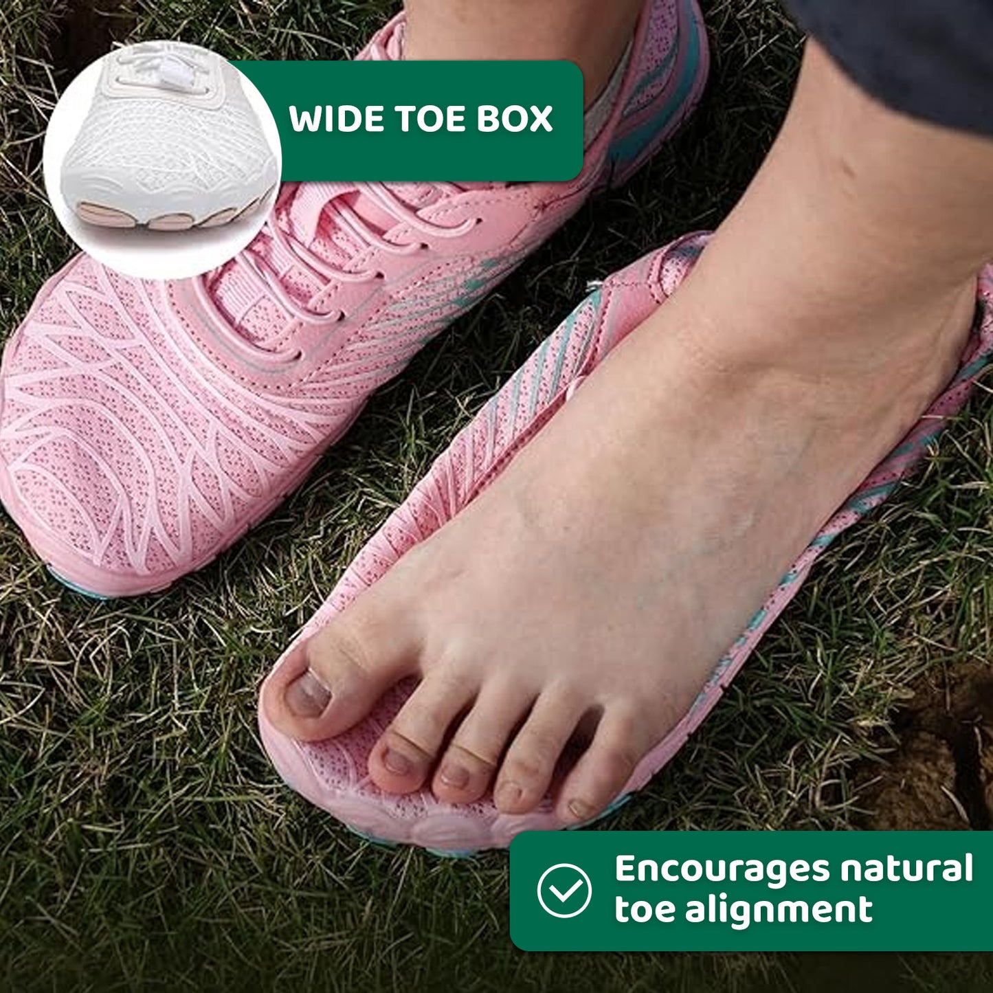 💥 BLACK FRIDAY 70% OFF 👣 Walk 10,000 Steps in Comfort with GroundFlow Barefoot Shoes