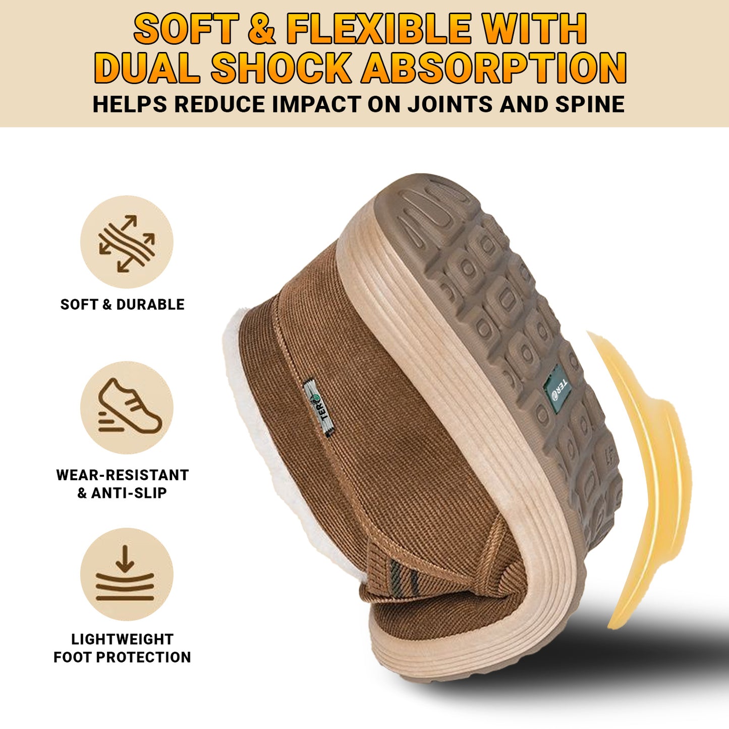 TERO Furra 360° Thermal Anti-Slip Orthopedic Unisex Winter Shoes