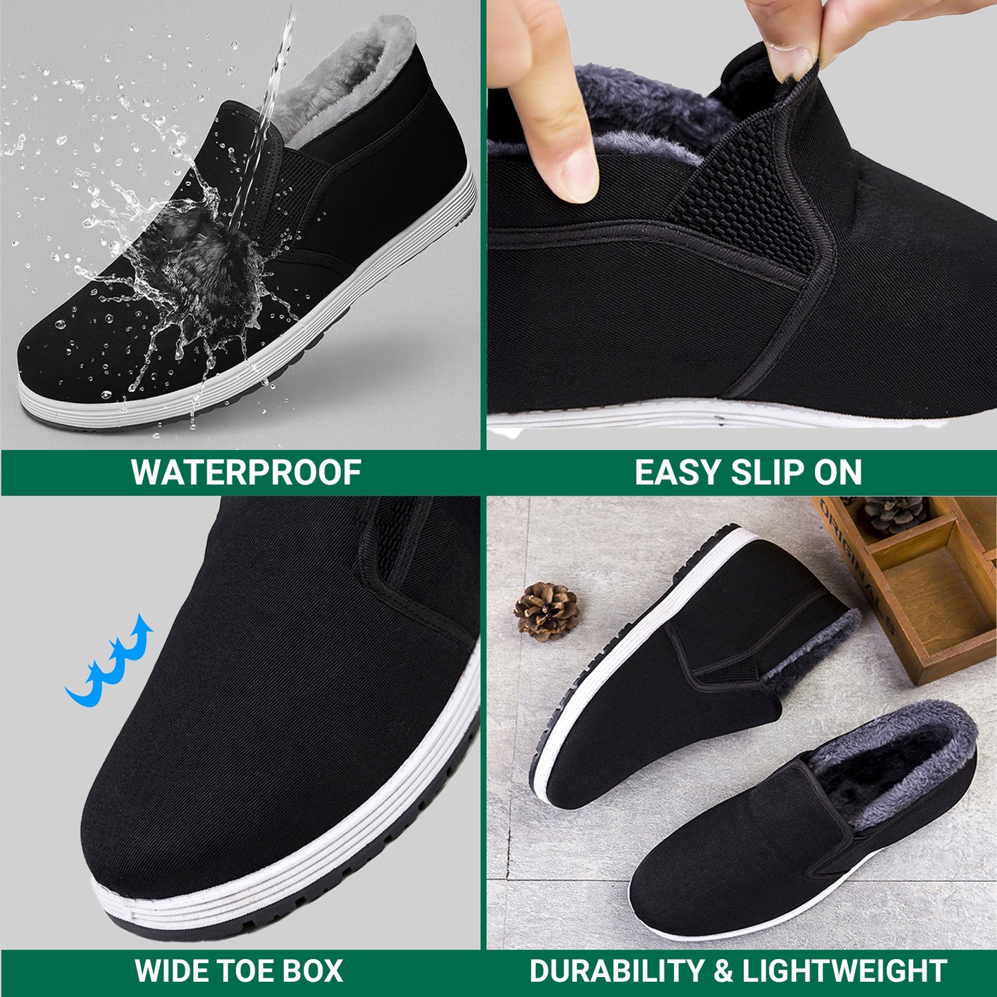 TERO 360° Unisex Thermal Anti-Slip Orthopedic Winter Shoes