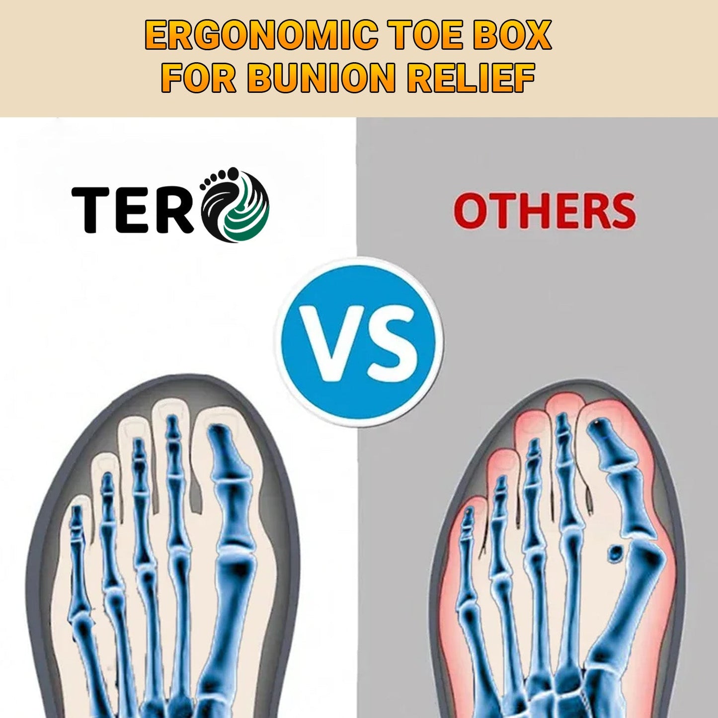 TERO Furra 360° Thermal Anti-Slip Orthopedic Unisex Winter Shoes