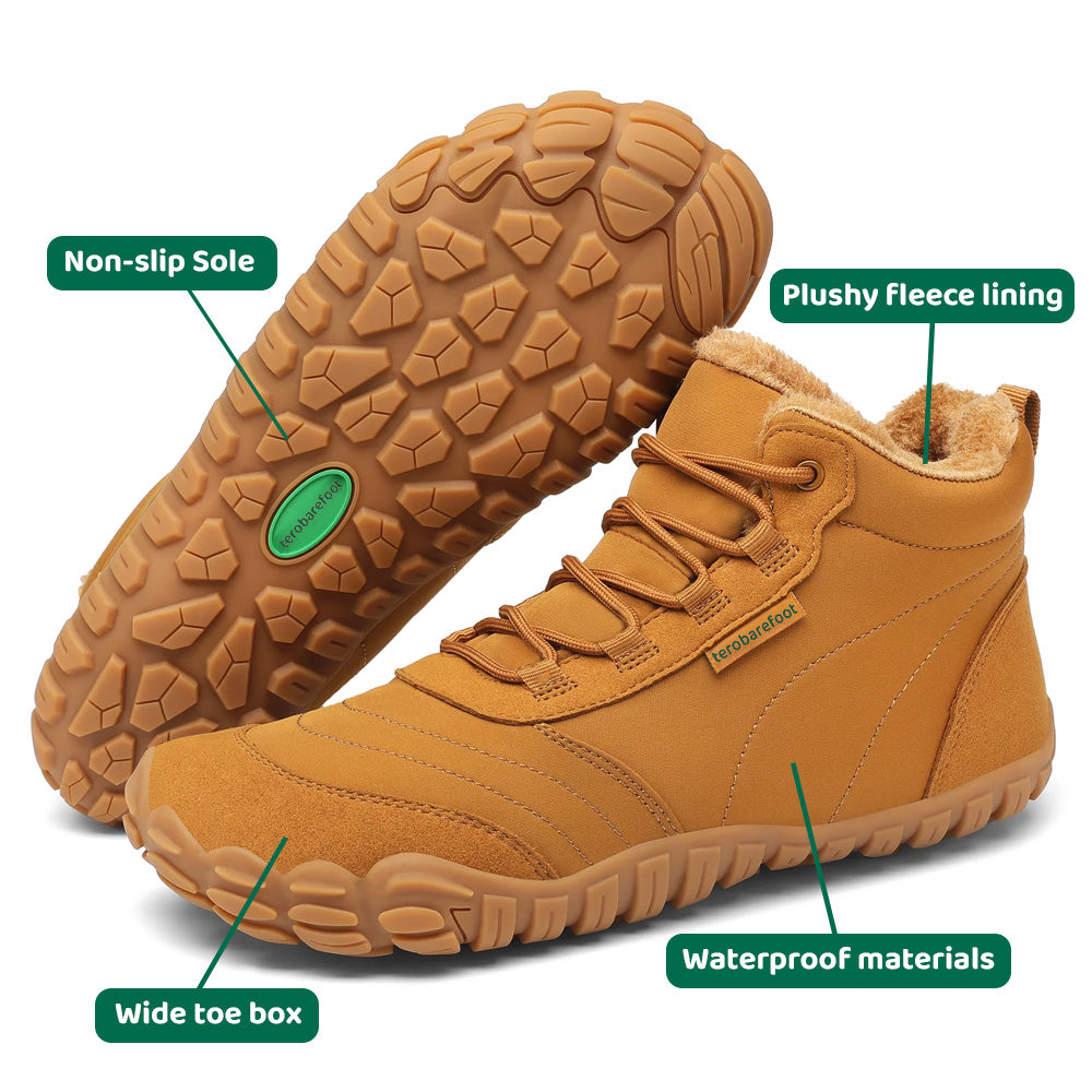 Tero Winter Barefoot Shoes - Non-slip & Water-Resistant