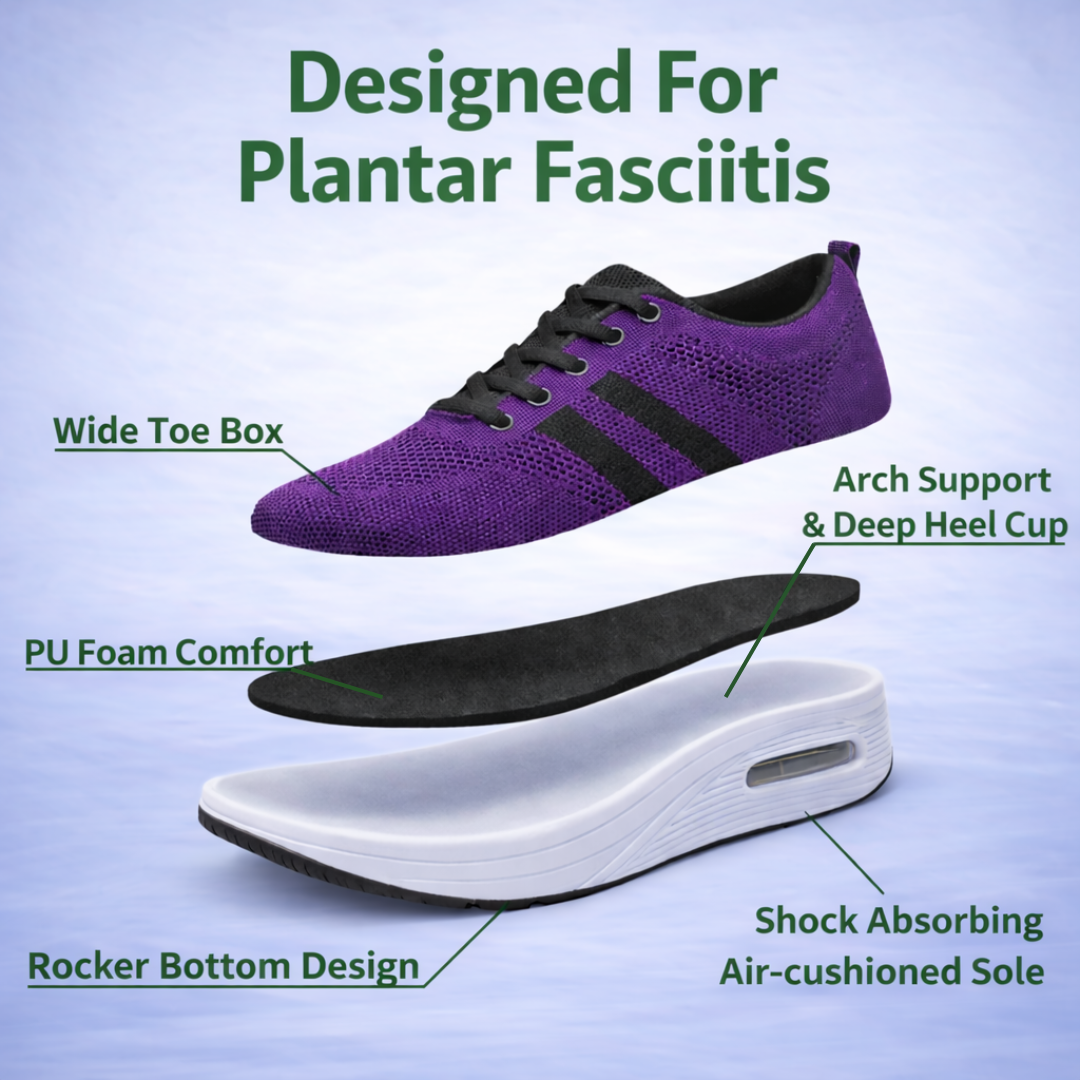 TERO EZStep Plantar Fasciitis Pain-Relief Walking Shoes
