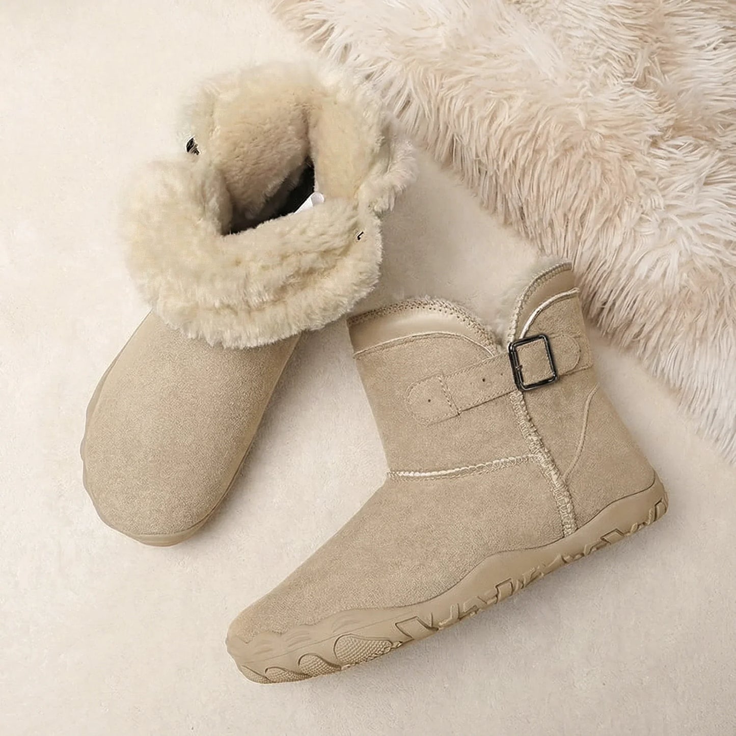 [NEW] Tero - Women’s Fur-Lined & Ergonomic Barefoot Shoes