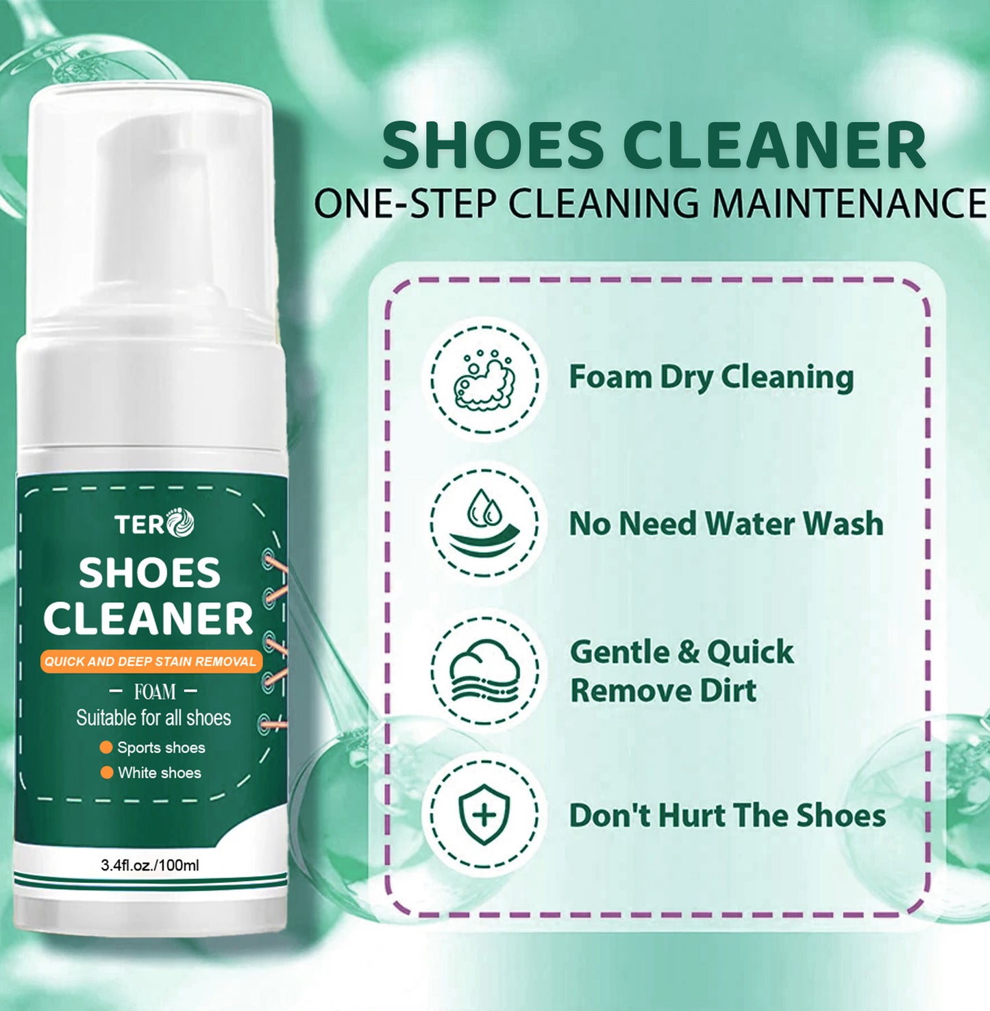 TERO Premium Foam Shoe Cleaner